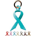 Medical Awareness Ribbon Charm with Top Loop